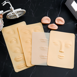 Hoja de tatuaje de piel falsa PMU Practce básica, herramienta de entrenamiento 3D, suministros de <span class=keywords><strong>Microblading</strong></span> para cejas y labios, delineador de ojos facial de silicona - Product Image 5