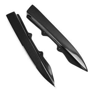 BMW F30 F31M-Techボディキット用リアスプリッターカーボンファイバーバンパーリップエプロンサイドエクステンション - Product Image 4