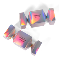Embalaje personalizado de lujo Trufa Navidad Bonbon Caramelo vacío Barra dulce Papel Regalo Caja de chocolate