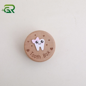 กล่องเก็บ3D ไม้บีชสำหรับเด็กหัดเดินเด็กผู้ชายเด็กผู้หญิงฟันหายของขวัญวันเกิดรูปนางฟ้าฟ. ฟัน - Product Image 4