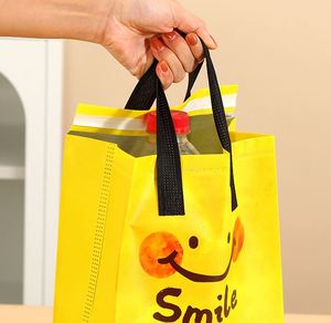 Sac isotherme pliable en aluminium, étanche et anti-fuite, avec logo personnalisé, fermeture éclair, portable, robuste, petite taille, pour glace - Product Image 5