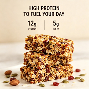 Barra de Proteína de Cereal con Alto Contenido de BCAA y Creatina para el Crecimiento Muscular, Proteína de Caseína Orgánica para Adultos, Recuperación Post-Entrenamiento, 20-29g de Proteína - Product Image 5