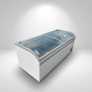 Congélateur commercial horizontal à îlot profond avec porte en verre trempé pour supermarché, congélateur combiné pour aliments surgelés - Product Image 5