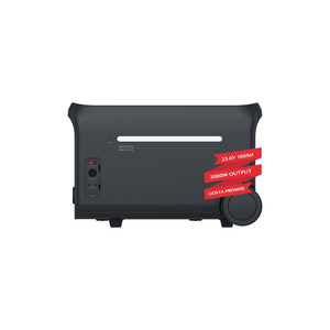 Générateur solaire portable GOSTA, station d'alimentation extérieure, alimentation 2,5 kWh 3000 W, batterie de secours d'urgence <span class=keywords><strong>rechargeable</strong></span>, LED UPS - Product Image 6