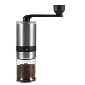 Moulin à café manuel portable en acier inoxydable 304 de haute qualité, avec meule en céramique, vente en gros, best-seller - Product Image 1