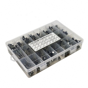 500Pcs/lot 24Values Aluminum 0.1UF-1000UF Electrolytic Capacitor Starter Kit 16-50V Mix Electrolytic Capacitor Assorted Set Box - Product Image 2