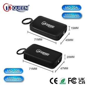Cargador Portátil Mini Slim con Logotipo Personalizado, Llavero con Cargador Portátil, Banco de Energía de Emergencia de 2000 mAh - Product Image 2