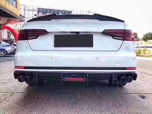 B9 <span class=keywords><strong>A4</strong></span>รถยนต์ชุด S4คาร์บอนไฟเบอร์กันชนหลังสปอยเลอร์ล้อหน้าสำหรับ <span class=keywords><strong>Audi</strong></span> <span class=keywords><strong>A4</strong></span> <span class=keywords><strong>Sline</strong></span> S4 B9 2017 2018 <span class=keywords><strong>2019</strong></span> - Product Image 5