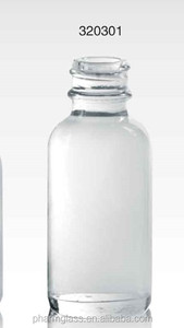 Botella cuentagotas de vidrio transparente botella de aceite esencial emals vacía - Product Image 5