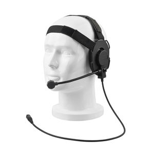 Microfono auricolare <span class=keywords><strong>a</strong></span> fascia singola per radio ricetrasmittente, certificato CE, comodo da indossare, Nexus 7.1, maschio, cablato - Product Image 5