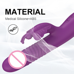 Nuevo estilo, vibrador de conejo recargable, masajeador para mujeres, juguetes para adultos de bajo ruido, estimulador de clítoris, vibradores de punto G para parejas - Product Image 4