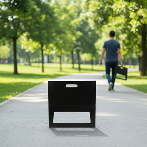 Nouveau Barbecue Pliable en X à Charbon de Bois pour Rangement Facile, <span class=keywords><strong>Grill</strong></span> Portable Léger pour Camping, Pique-nique et Cuisine en Extérieur - Product Image 4