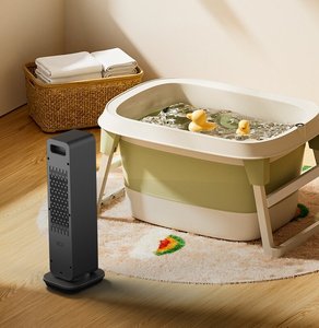 Nuevo Modelo de Calefactor Eléctrico Vertical para el Hogar, Calefacción Instantánea, Soplador de Aire Caliente, Pequeña Llama Solar, Calefactor Oscilante - Product Image 2