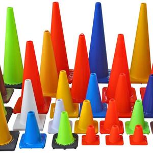 Warehouse Factory Manufacture <b>Top</b> Sale 30-90 Road Cone Flexible <b>PVC</b> Safety Used Traffic Cone - Product Image 2