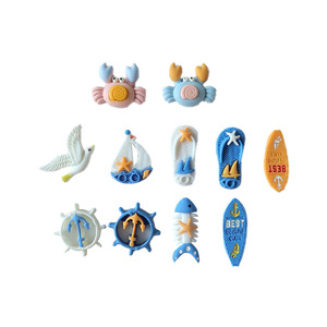 <span class=keywords><strong>Série</strong></span> Thème Océan : Accessoires de Bijoux en Résine (Voilier, Ancre, Coquillage), Matériaux DIY pour Coques de Téléphone, Porte-clés et Artisanat – Vente en Gros - Product Image 5