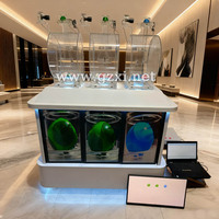 Standard 3D-Mehrzylinder-Lotterieballmaschine mit TV zur Anzeige der Lotto-Kugeln, RFID, vollautomatische Lotterie-Bingo-Maschine