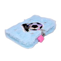 Hot Selling Animal Custom Soft Fluffy Niedliches Plüsch-Notizbuch mit Schloss und Stift für Kinder Geschenk