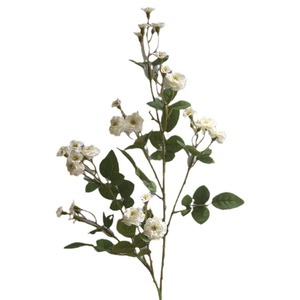 Single Stem Multi Headed Small Rose <b>Artificial</b> Flower Nordic Dried Flower <b>Bouquet</b> For Living Room Dining Table Decoration Silk - Product Image 5