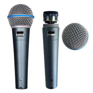 <span class=keywords><strong>Microphone</strong></span> dynamique filaire BETA 58A 6,5 mm XLR pour <span class=keywords><strong>studio</strong></span> à domicile, enregistrement, karaoké, fêtes à domicile, scène et spectacles en direct - Product Image 2