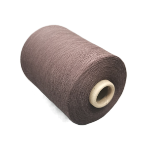 Nhà Máy Giá T/R 60/40 55/45 <span class=keywords><strong>Polyester</strong></span> Rayon Pha Trộn Sợi 32S + 40D Nâu <span class=keywords><strong>Polyester</strong></span> Cotton Pha Trộn Sợi Cho Dệt Kim - Product Image 3