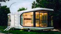 Maison capsule préfabriquée de qualité industrielle pour zones montagneuses, offrant des performances d'économie d'énergie