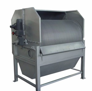 شاشة دوارة أوتوماتيكية من الفولاذ المقاوم للصدأ مع فلتر شاشة دوارة لمعالجة مياه الصرف الصحي الغذائية ومعالجة المياه - Product Image 4