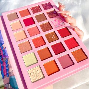 พาเลทอายแชโดว์ 24 สี โทนสีหวานละมุน สำหรับสาวๆ สูตรวีแกน กันน้ำ ติดทนนาน สีสวยสดใส แต่งตาสวยโดดเด่น - Product Image 6
