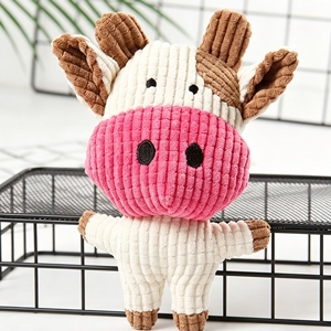 Jouets en peluche couineurs pour chiens, animaux en peluche durables et résistants à la mastication pour la dentition des chiots et le soulagement de l'anxiété - Product Image 2