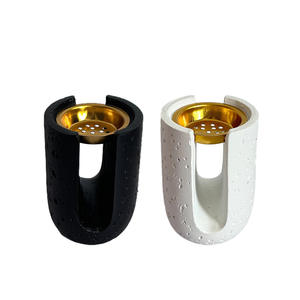 Pots de lanternes de bougeoirs en métal de poche de brûleur d'aromathérapie pour le salon à la maison - Product Image 5