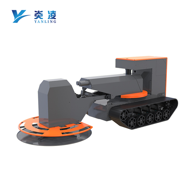 Crawler-Type Concrete Smoothing Robot Articulated Construction Robot for Concrete Floor Finishing
