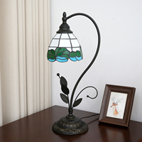 Lampe de bureau de style européen classique et américain rétro, en fer moderne, pour salon, chambre, église, table de chevet