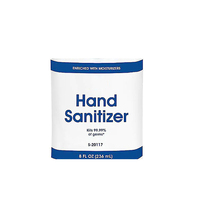 OLANTAI Étiquettes liquides personnalisées imprimées, adhésives permanentes, imperméables et résistantes aux rayures pour autocollants de désinfectant pour les mains