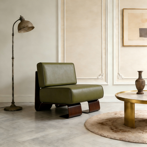 เก้าอี้โซฟาหนังเดี่ยวสไตล์โมเดิร์นหรูหรา ทันสมัย พร้อมที่วางแขน <span class=keywords><strong>ขา</strong></span>เหล็กสแตนเลส เหมาะสำหรับห้องนั่งเล่น ระเบียง และโรงแรม - Product Image 3