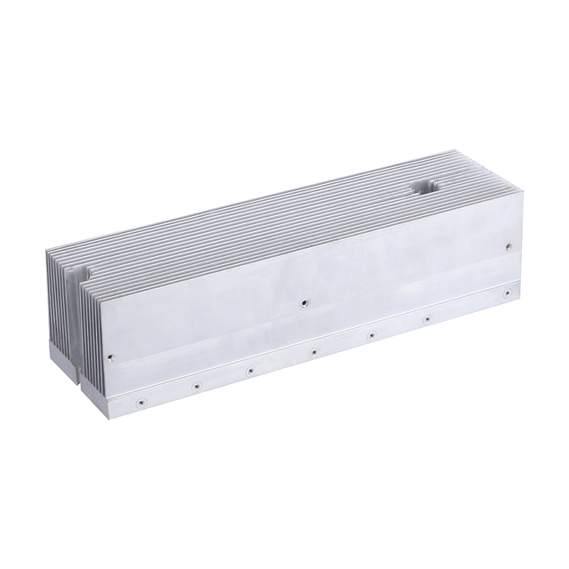 China ISO Custom 6063 Aluminum Alloy Profile CNC Machined Heatsink Radiator Design Factory Extruded