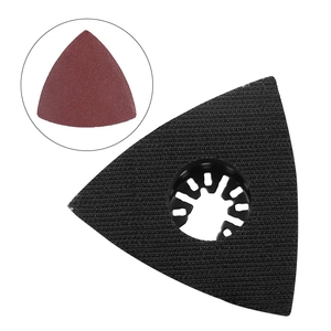 80mm çok amaçlı üçgen zımpara pedleri ahşap Metal plastik yüzeyler zımpara için testere bıçağı güç salınan aracı aksesuarları - Product Image 2