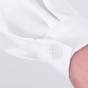 Batas de laboratorio blancas para mujeres y hombres, Bata de laboratorio profesional unisex para mujeres, Bata médica larga de algodón de manga larga - Product Image 5