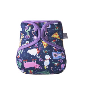 Elinfant Big Size 10-20kg Maternal and Infant <strong>Supplies</strong> 100% Polyester Waterproof Snap Baby <strong>Cloth</strong> <strong>Diaper</strong> Cover - Product Image 1