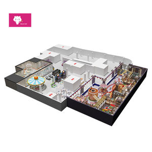 Aire de jeux intérieure commerciale personnalisée de la marque Hello Cat, labyrinthe, équipement de jeux souples de haute qualité, filet de protection, <span class=keywords><strong>mur</strong></span> d'<span class=keywords><strong>escalade</strong></span> - Product Image 4