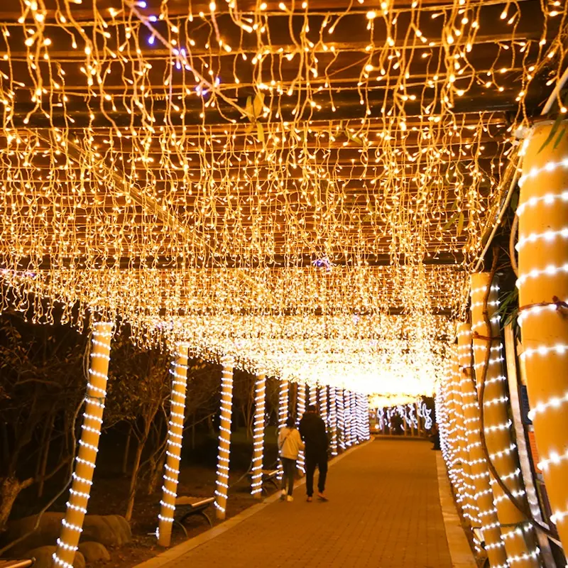 크리스마스 led 스트립 빛 휴일 파티 웨딩 조명 풍경 장식 야외 정원 방수