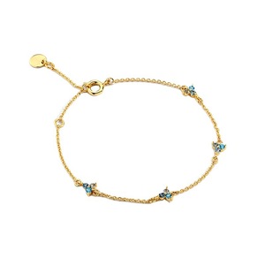 Bracelet unisexe OEM style flocon de neige bohème, breloque en laiton et zircon tendance pour femme, accessoire d'anniversaire - Product Image 1
