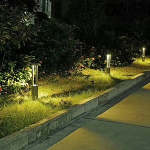 Lámpara Solar Cilíndrica para Jardín LawnLight de 60 cm, LED, Impermeable, Iluminación para Caminos de Jardín - Product Image 4