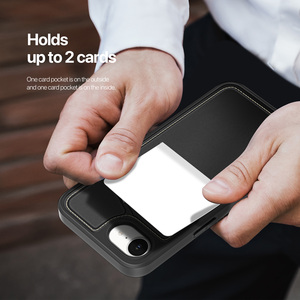 เคสใส่บัตรอเนกประสงค์สำหรับ iPhone 16e/15e พร้อมขาตั้งแม่เหล็กสามในหนึ่งเดียว ป้องกันรอบด้าน - Product Image 4