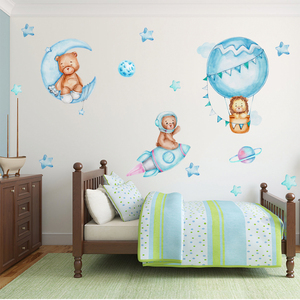 Adesivi con <span class=keywords><strong>stelle</strong></span> blu <span class=keywords><strong>e</strong></span> palloncini di nuovo design per la camera dei bambini - Product Image 5
