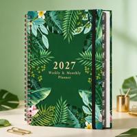 Agenda spirale A5 à couverture rigide OEM 2027 – Carnet hebdomadaire et mensuel avec LOGO personnalisé pour cadeaux d'entreprise et cadeaux personnels