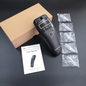 Éthylotest personnel numérique <span class=keywords><strong>portable</strong></span> à affichage LED avec certification EN 16280, 3 piles AAA, léger (70g) - Product Image 6