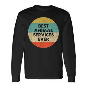 Camiseta promocional de manga larga de Best Animal Services Ever - Product Image 1