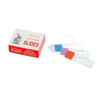 Hot Sell Lab Use 7109 One Side Colorful Microscope Slides