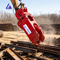 Coupe-rail pour excavatrice testé en usine à 100 %, qualité CE contrôlée, lames extra durables à haut rendement pour la pose de voies ferrées