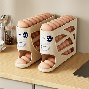 Egg Storage Box Multi Layer Slanted Design Fresh Keeping <b>Refrigerator</b> Organizer PP Material - Product Image 1