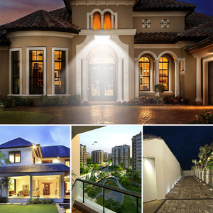 Solar Powered LED Wall Lamp <b>Motion</b> Sensor Outdoor Garden Yard Street <b>Light</b> Excellent IP65 Waterproofing Performance protection - Product Image 2